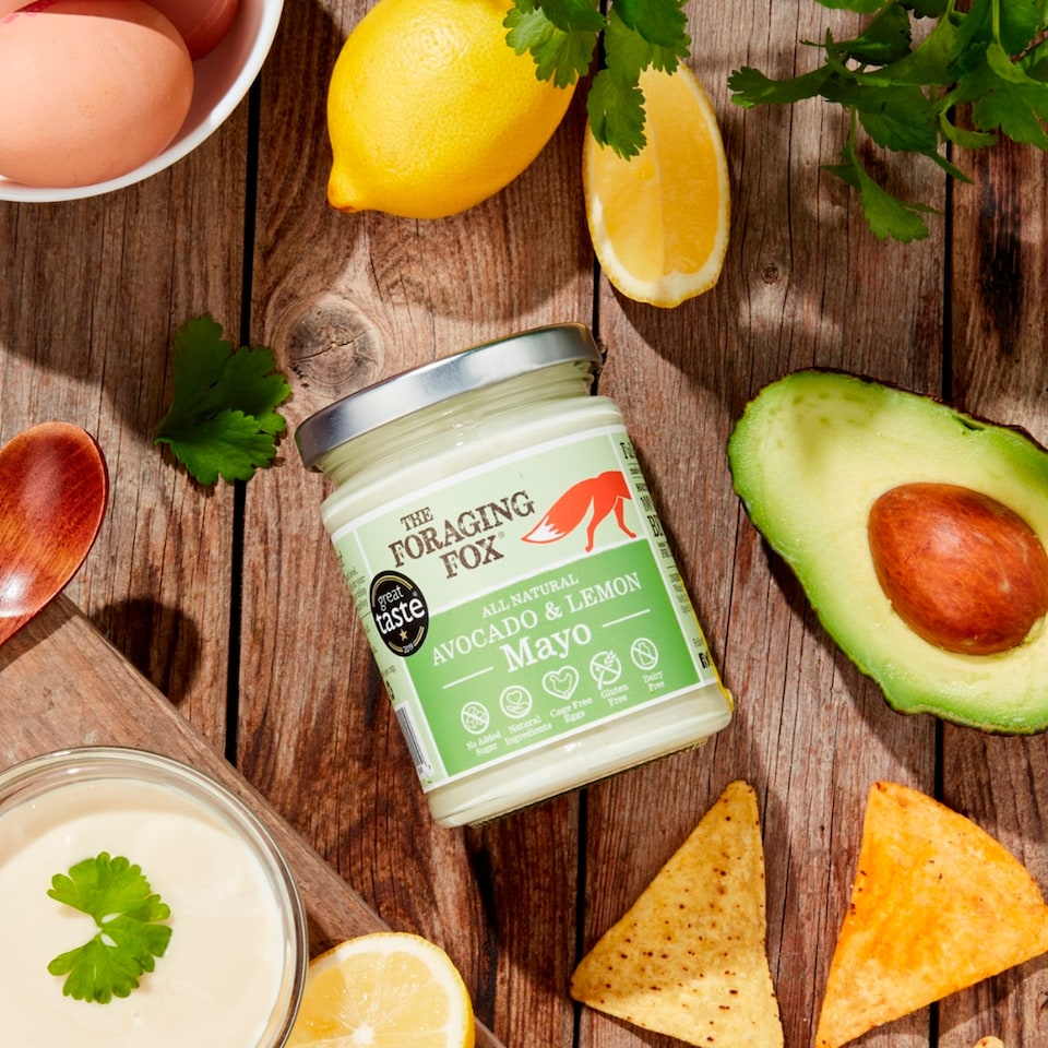 image 1 of The Foraging Fox Avocado & Lemon Mayonnaise 240G