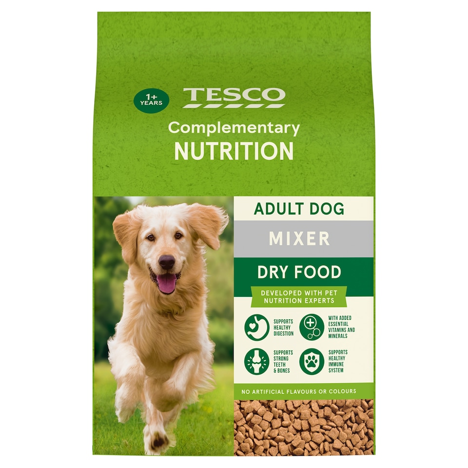 Tesco Dry Food Mixer Adult Dog 4Kg