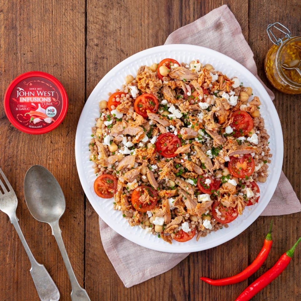 image 1 of John West Chilli & Garlic No Drain Tuna Infusions 80g