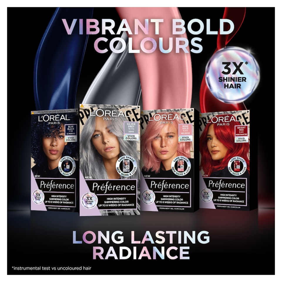 image 1 of L'Oreal Paris Preference Vivids 8.624 Bright Red Permanent Hair Dye