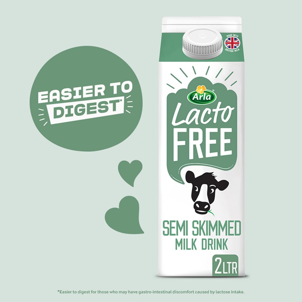 image 1 of Arla Lacto Free Semi Skimmed Milk Drink 2 Litre
