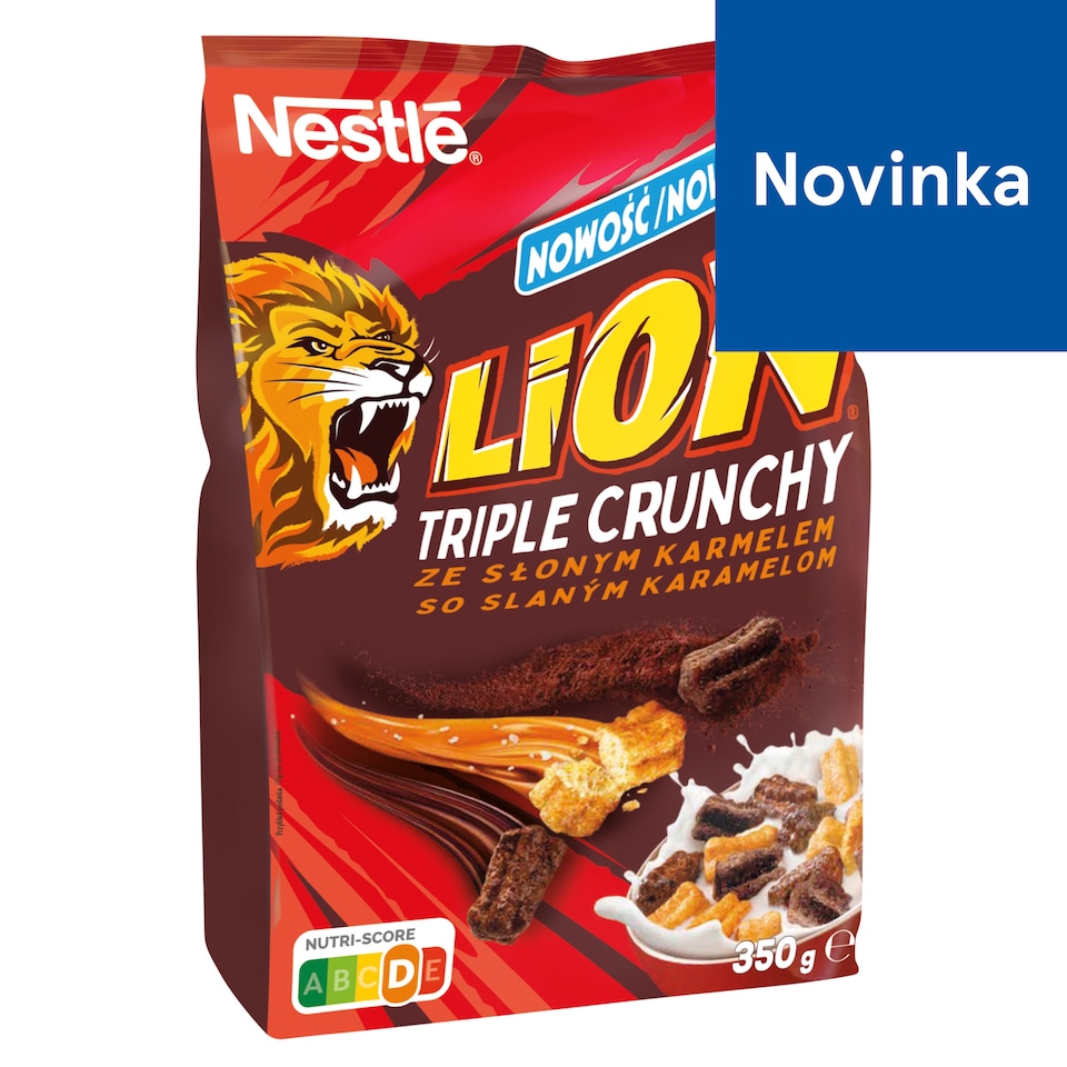 LION TRIPLE CRUNCHY Cereálie 350 g
