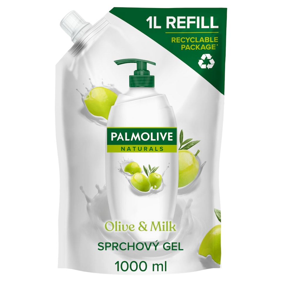 Obrázek 1 pro produkt Palmolive Naturals Olive & Milk sprchový krém náhradní náplň 1000ml