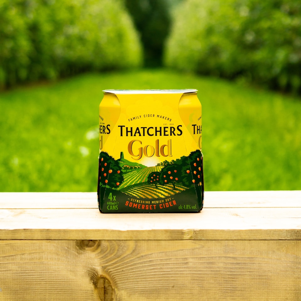 image 1 of Thatchers Gold Cider 4X500ml Can