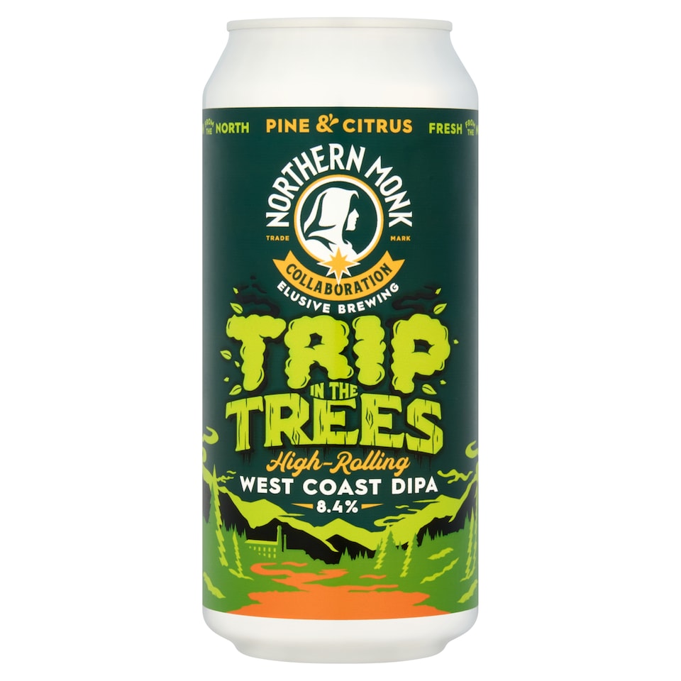 Northern Monk Trip In The Trees High Rolling West Coast DIPA 440ml