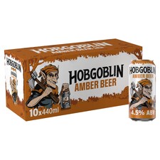Hobgoblin Amber Ale Beer Can 10x440ml