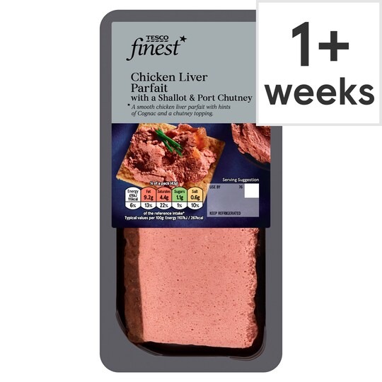Tesco Finest Slice Chicken Liver Parfait 170G Tesco Groceries