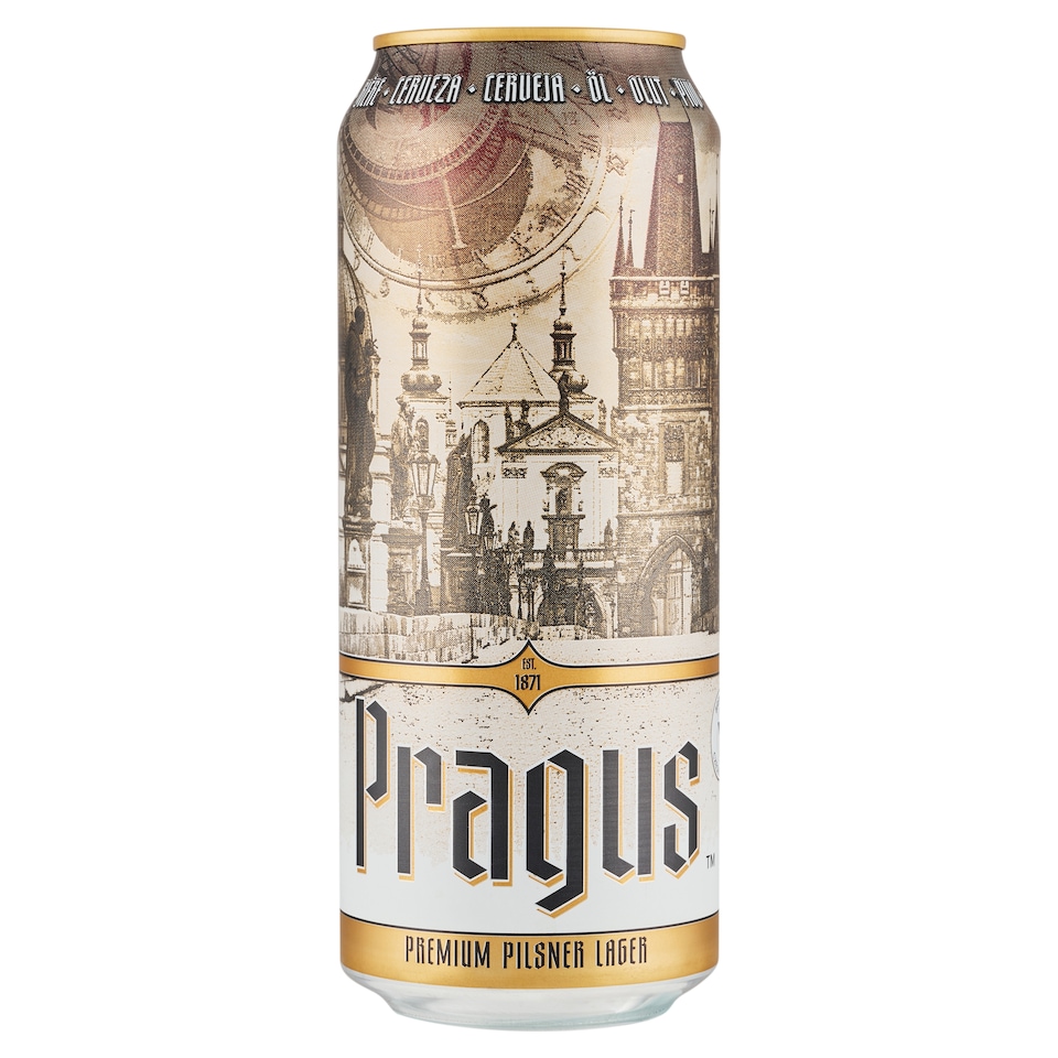 obrázok 1 z Pragus Pivo ležiak svetlé 500 ml