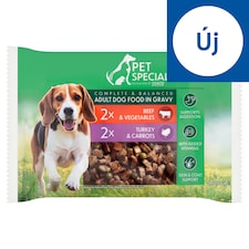 Pet Specialist Adult Dog Food in Gravy 4 x 100 g (400 g)