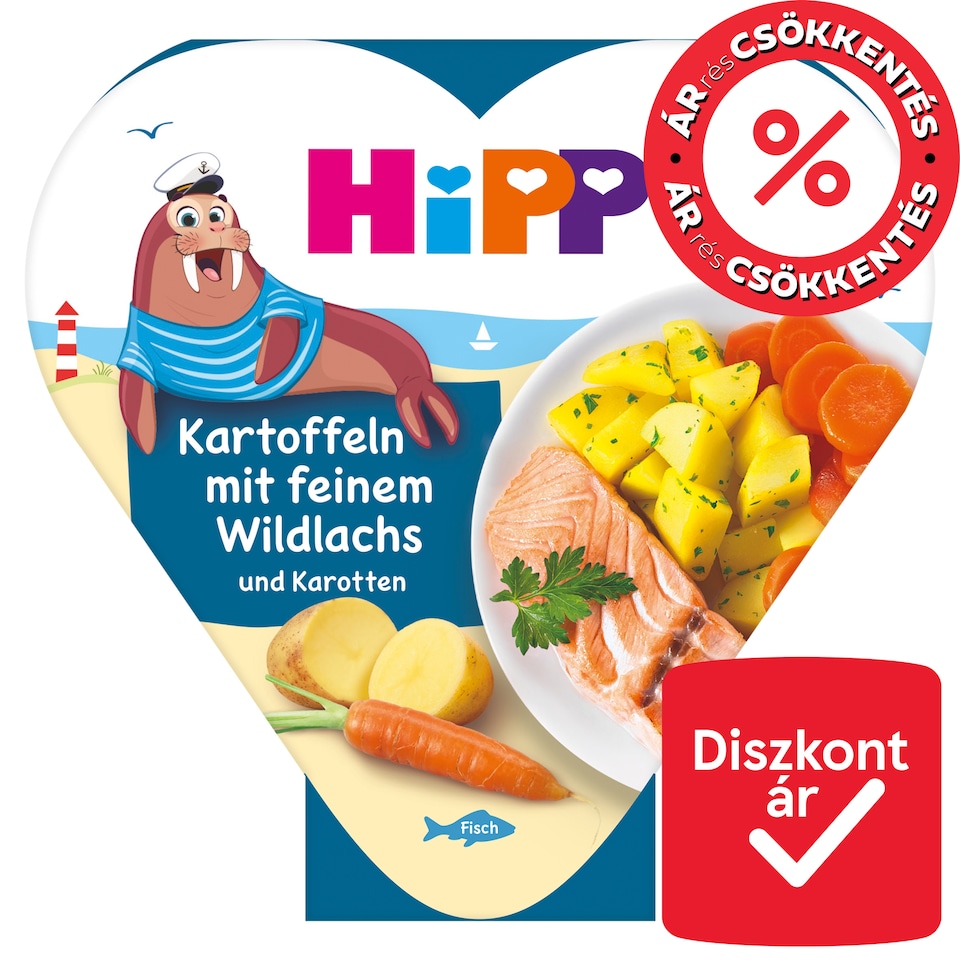 HiPP burgonya vadlazaccal és sárgarépával 1 éves kortól 250 g