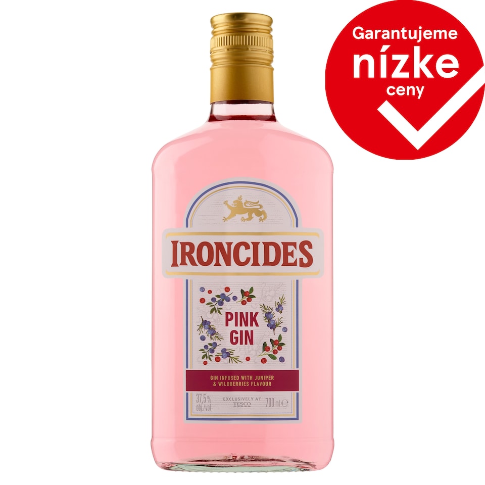 Ironcides Pink Gin 37.5% 700 ml