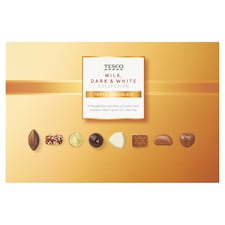 Tesco Collection Milk, Dark & White Chocolate 360G