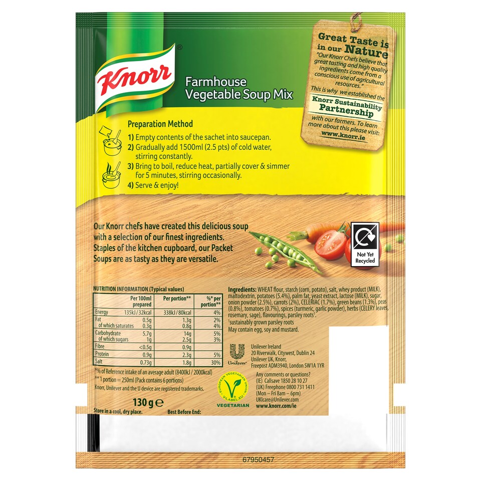 image 1 of Knorr Soup Farmhouse Vegetable 130G