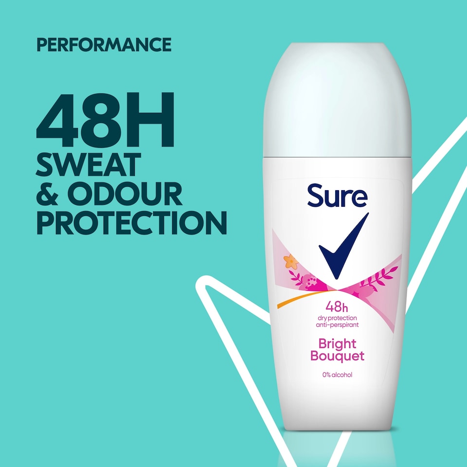 image 1 of Sure Women Bright Bouquet 48h Antiperspirant Deodorant Roll On 50ml