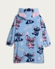 image 2 of Disney Lilo and Stitch Print Fleece Hooded Blanket in Multi
