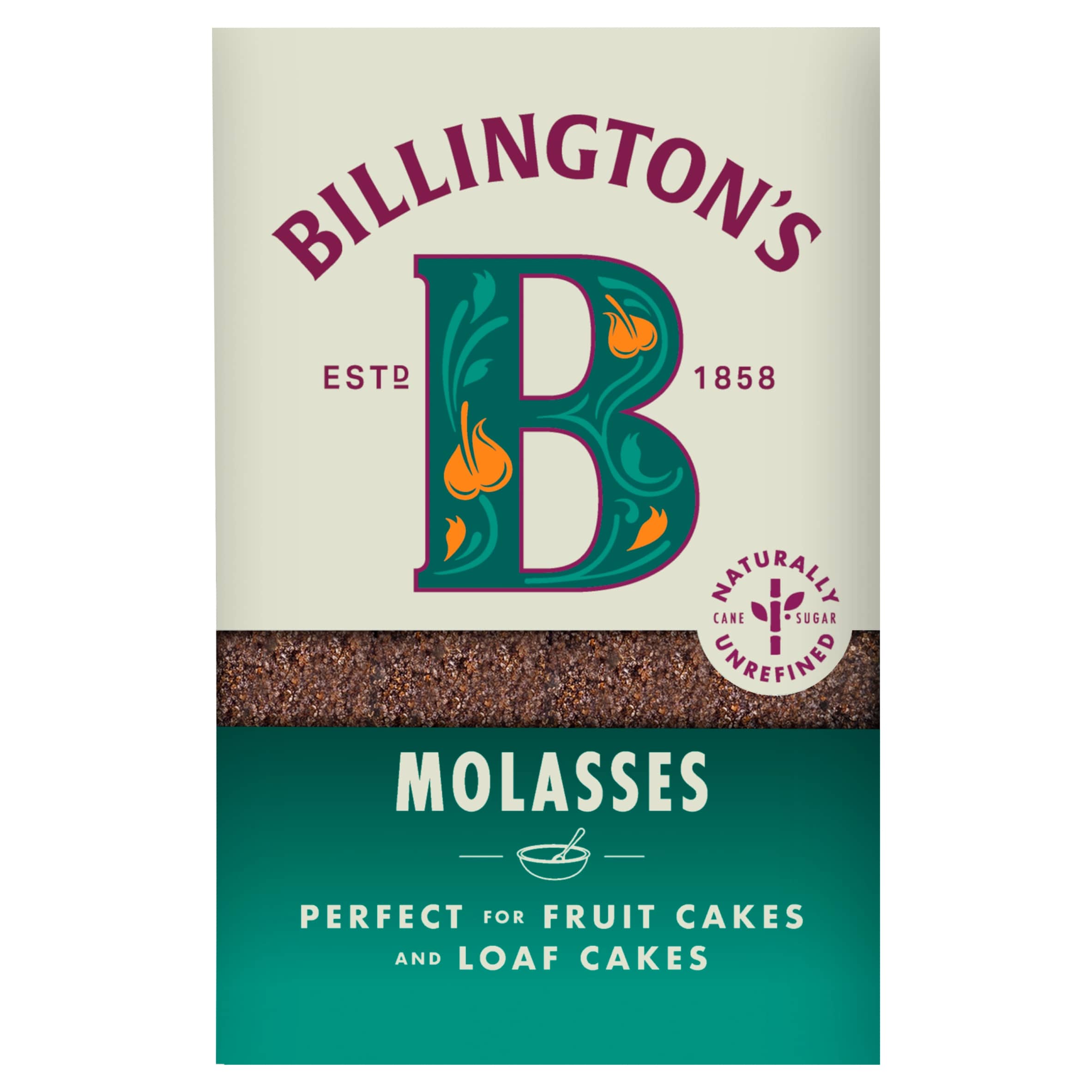Billington's Molasses Natural Unrefined Cane Sugar 500g