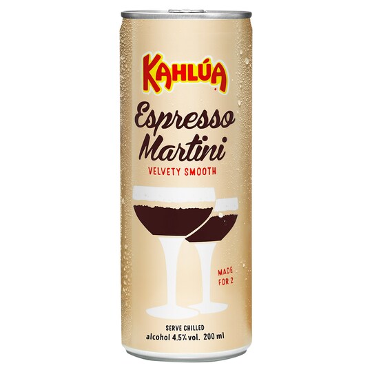 Kahlua Espresso Martini 4.5 20 Cl Tesco Groceries