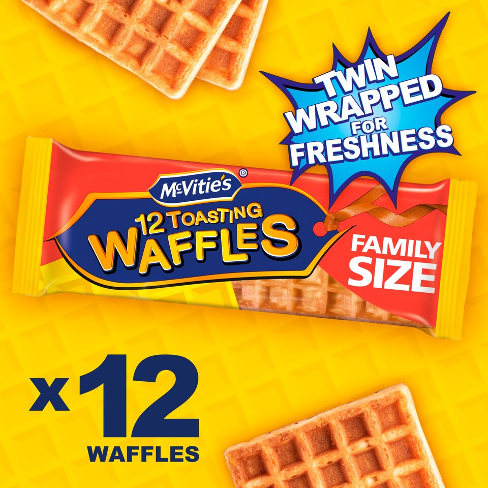 image 1 of Mcvitie's 12 Toasting Waffles 300G