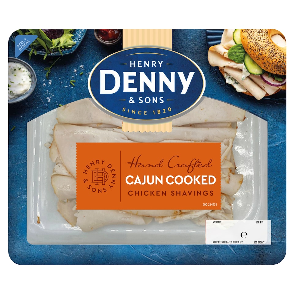 Denny Hand Crafted Cajun Roast Chicken Shavings  90g
