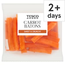 Tesco Carrot Batons Snack Pack 80g
