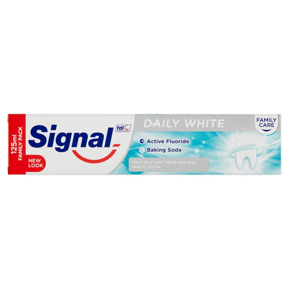 image 1 of Signal Family Care Daily White Toothpaste 125 ml