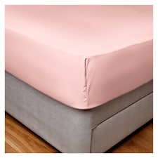 Silentnight Supersoft Pink Fitted Sheet Double