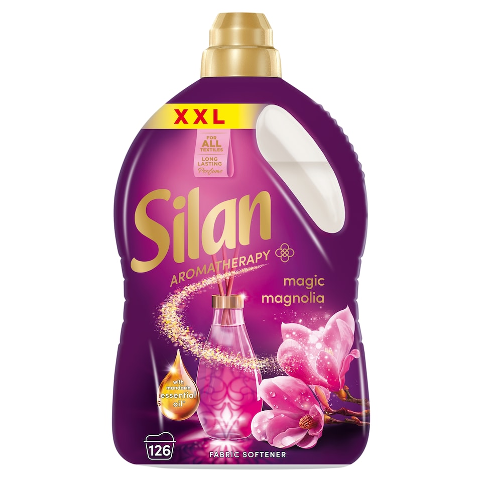 Silan Aromatherapy Magic Magnolia Fabric Softener Concentrate 126 Washes 2772 ml