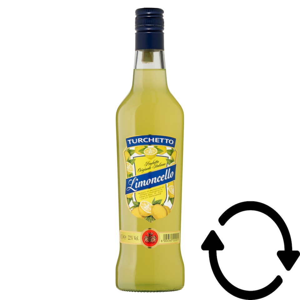 Limoncello citrom ízű likőr 22% 0,7 l
