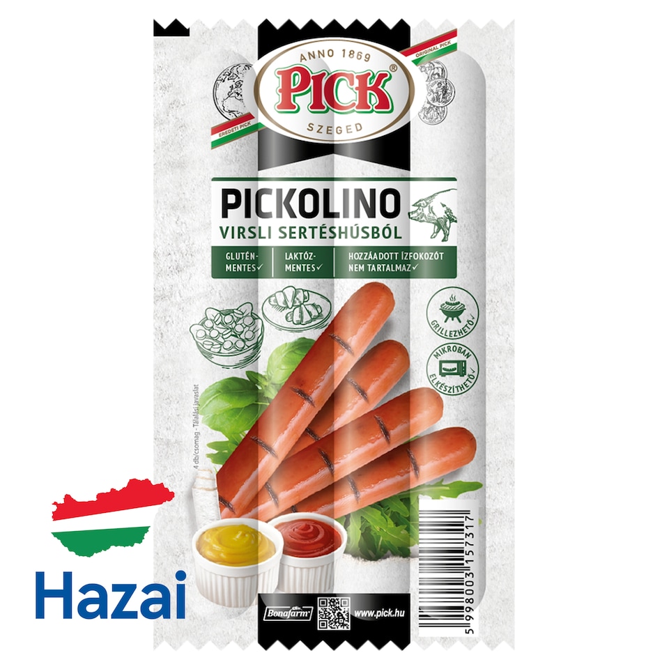 PICK Pickolino virsli sertéshúsból 140 g 