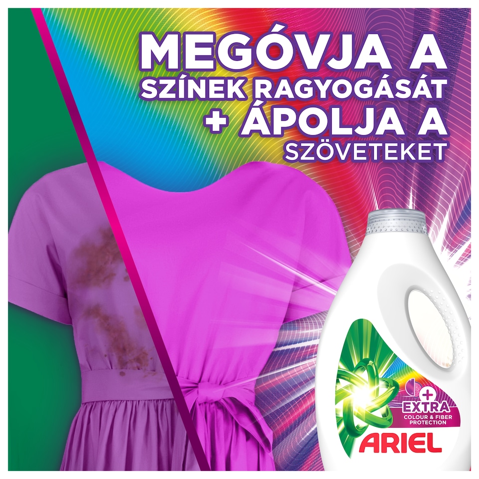 Ariel Folyékony Mosószer, 40 Mosáshoz, + Extra szín- és szövetrostvédelem 1. kép