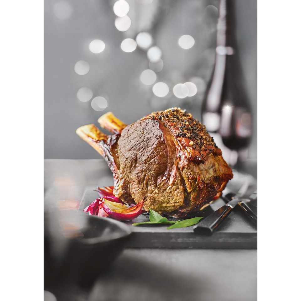 image 1 of 39. Tesco Finest 30-Day Matured Sirloin Wing Rib 1.5-2.5kg (Serves 7 to 12)