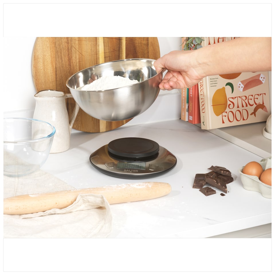 image 1 of Salter Stainless Steel Scale with bowl