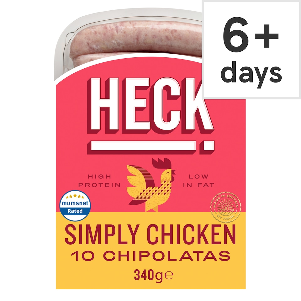 Heck Simply Chicken Chipolatas 340G