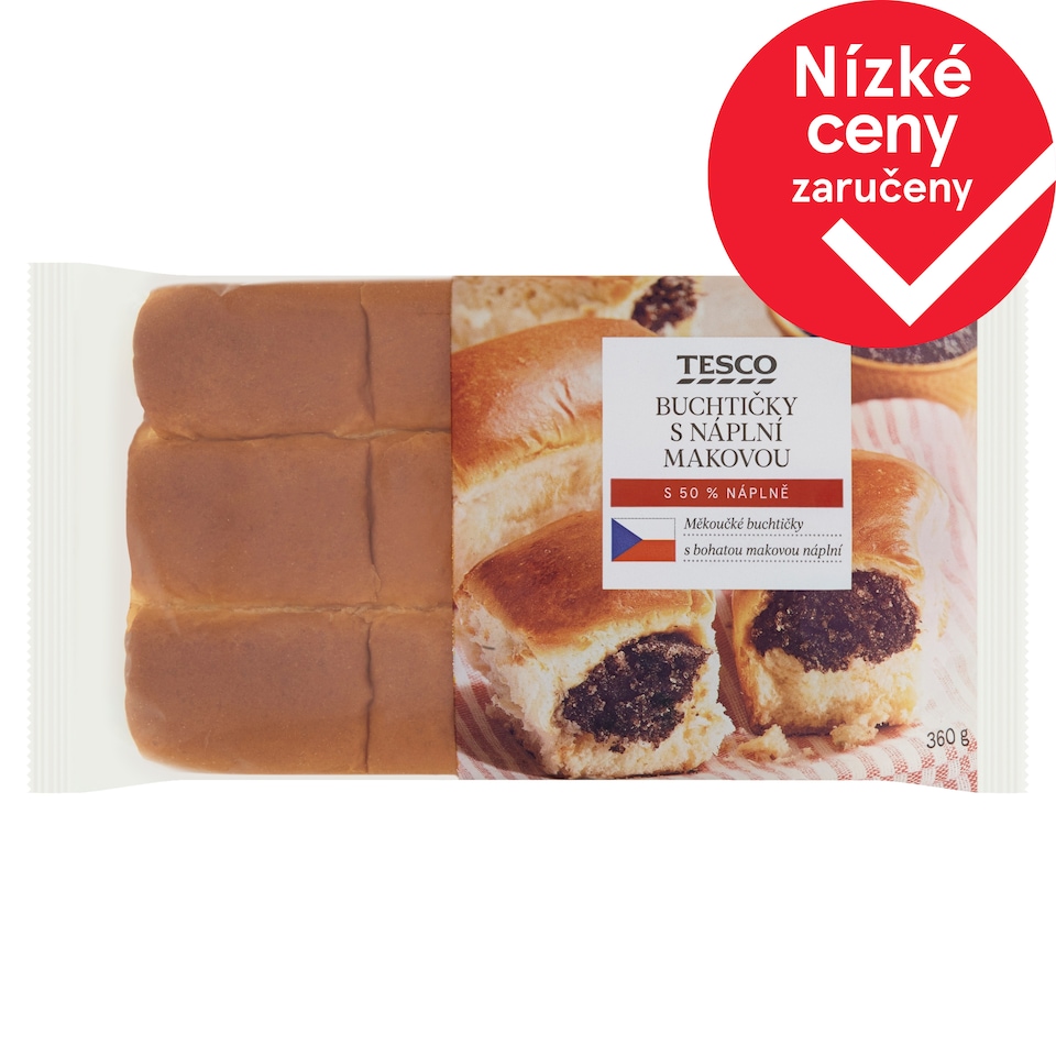Tesco Cakes with Poppy Seed Filling 360g