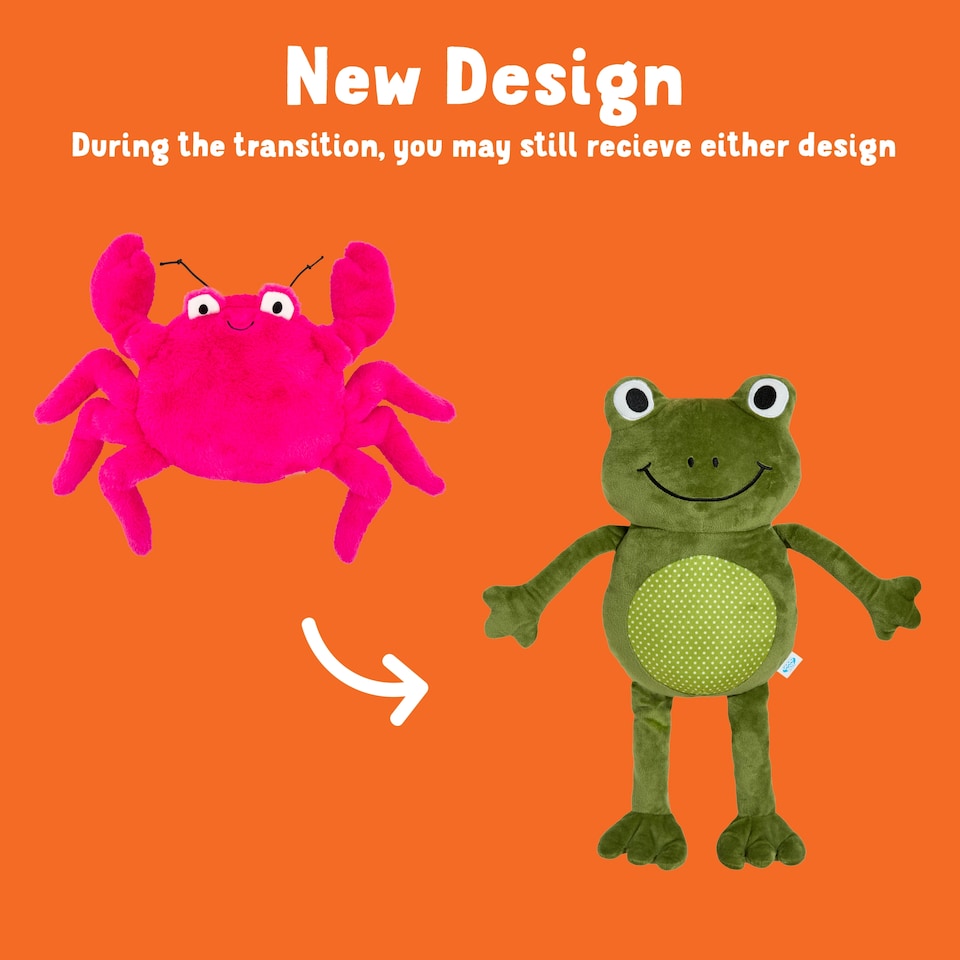 image 1 of Good Boy Wagtastic Large Crab Soft Dog Toy
