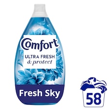Comfort Ultra Fresh & Protect Fabric Conditioner Fresh Sky 58 Washes 870ml