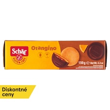 Schär Orangino Gluten-Free Soft Pastry Semi-Dipped in Chocolate with Orange-Flavored Filling 150 g