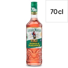 Captain Morgan Tiki Mango & Pineapple Rum Based Spirit 25% 70Cl