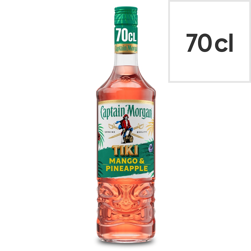 image 1 of Captain Morgan Tiki Mango & Pineapple Rum Based Spirit 25% 70Cl