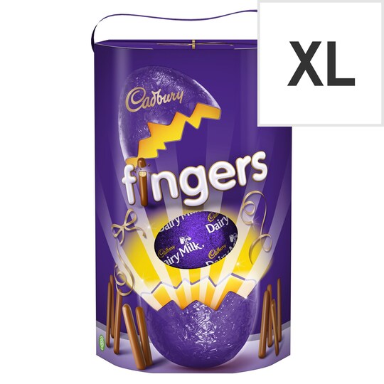 Cadbury Dairy Milk Chocolate Egg With Mini Fingers 237G Tesco Groceries