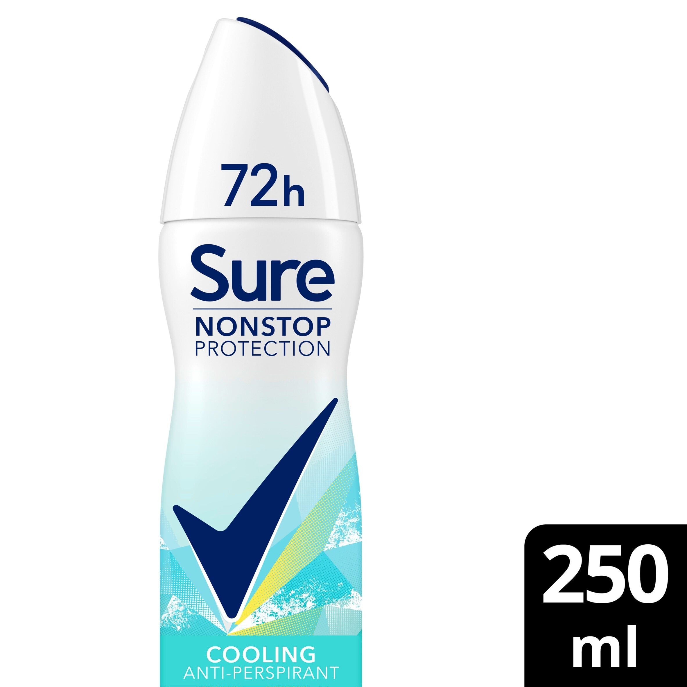 Sure Eucalyptus & Coconut Water Scent 72h continuous Nonstop protection Antiperspirant Deodorant 250ml