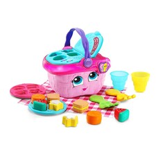 leapfrog shapes and sharing picnic basket - pink ny