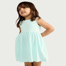 F&F Girls 3-Pack Pure Cotton Shell Print Sleeveless Dresses in Multi