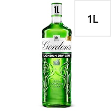 Gordon's Special Dry London Gin Bottle 37.5% Vol 1L