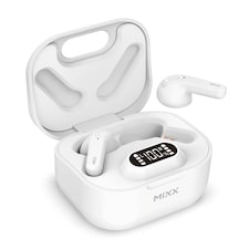 Mixx Streambuds White Hybrid Qi Charge Earphones