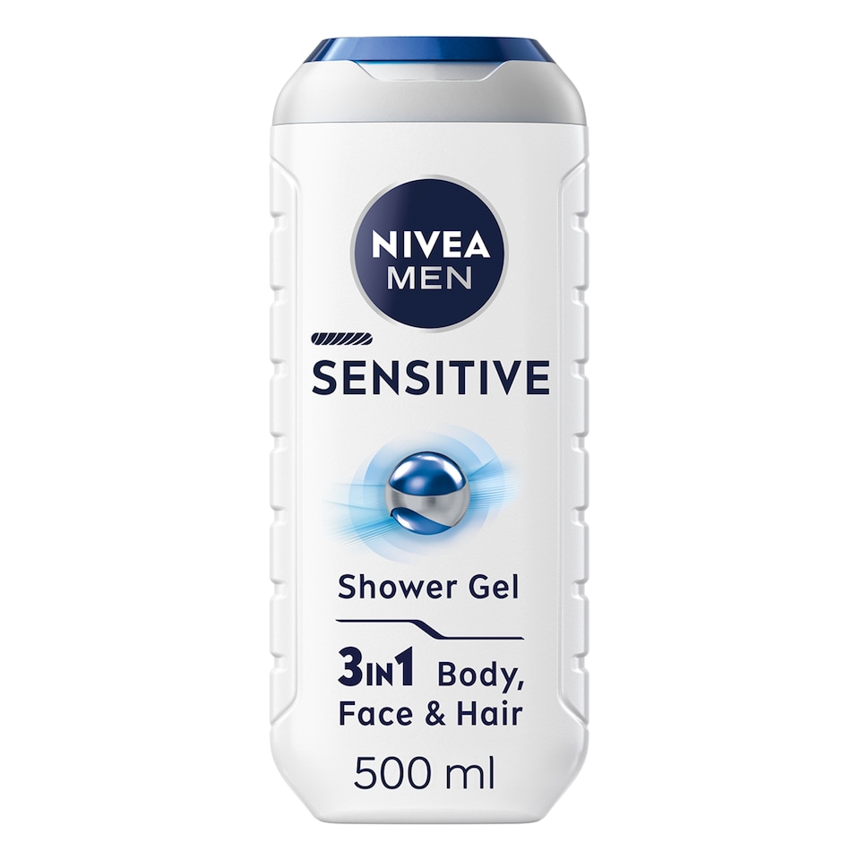 image 1 of Nivea Men Sensitive Shower Gel 500Ml