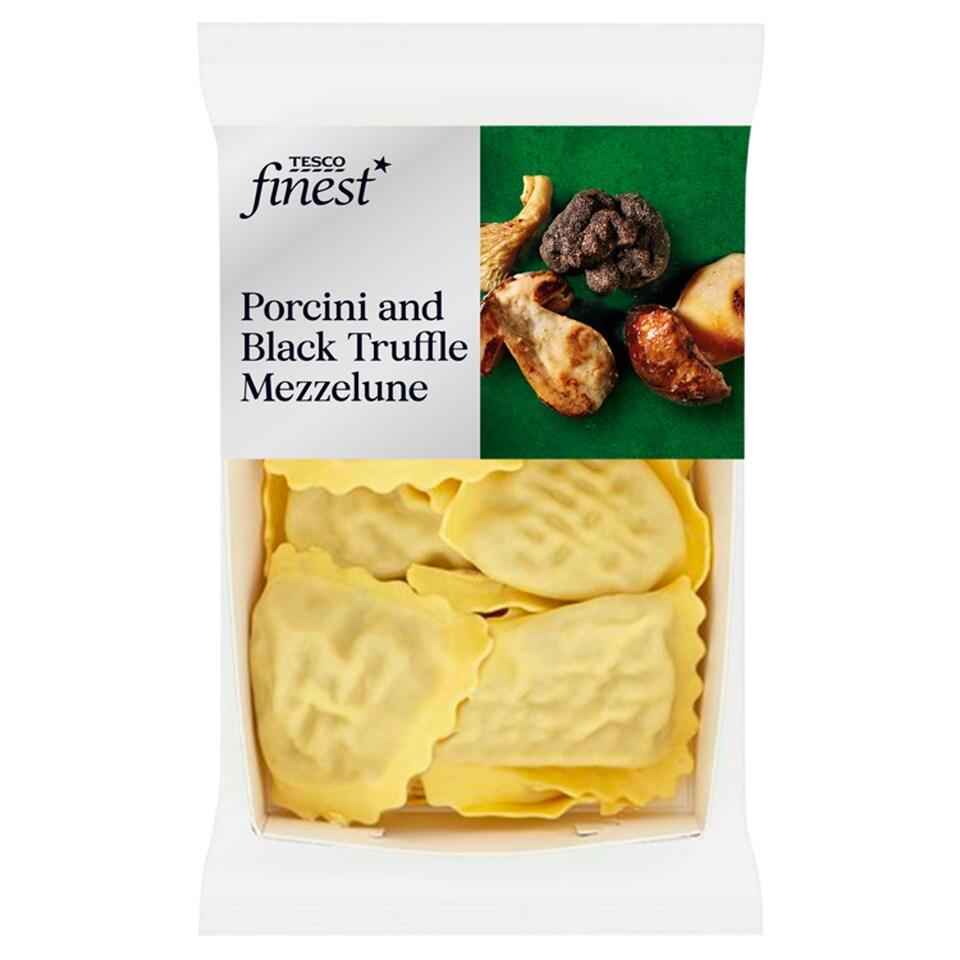 Tesco Finest Porcini & Black Truffle Mezzelune 250G