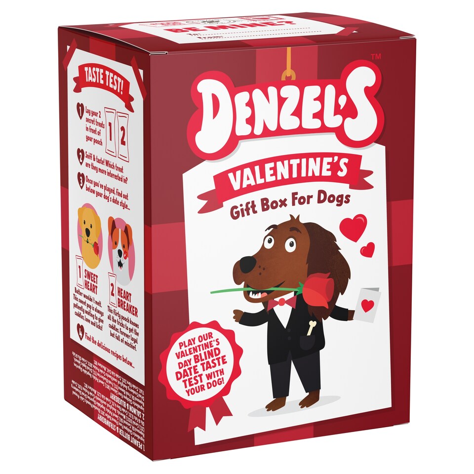 Denzel's Valentine's Gift Box For Dogs 120G