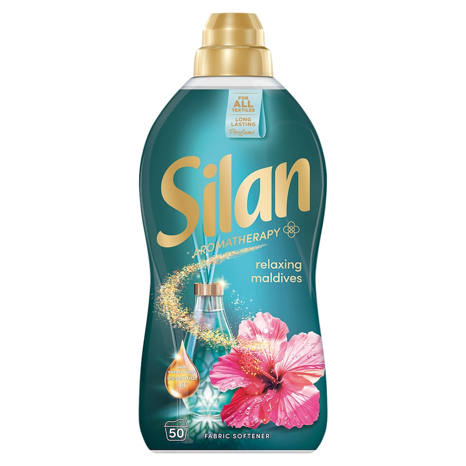 image 1 of Silan Aromatherapy Relaxing Maldives Fabric Softener 50 Washes 1100 ml
