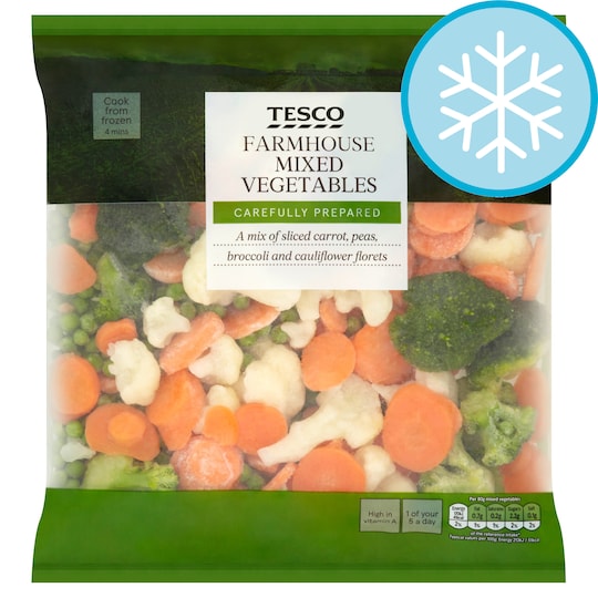 Tesco Farmhouse Mixed Vegetables 1Kg Tesco Groceries
